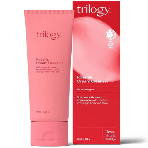 Trilogy Cream Cleanser for Unisex, 3.3 Ounce
