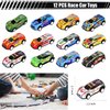 XIPEGPA Race Car Party Favors Set Race Cars Keychains Slap Bracelet DIY Stickers Straws Car Bags for Kids Race Car Themed Birthday Party Supplies Goodie Bag Fillers (Race Car)