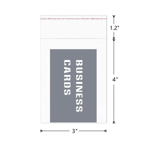 Small Clear Cellophane Bags 3x4" 200pcs Self Sealing Adhesive Resealable Bags for Candy Jewelry Necklaces Snacks Nuts Gift Party Favor 12 Sizes to Choose from