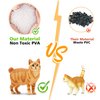 EYSCOTA 12PCS Cat Figurines, Plastic Cat Figures Realistic Kitten Toys, Cat Cake Toppers Christmas Birthday Gift for Kids & Children