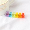 Handmade Colorful Resin Hair Clip Cute Gummy Bear Hair Pins Barrettes Candy Color Cartoon Animal Hairpin Hair Accessories for Women Jewelry-Bear