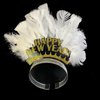 BinaryABC Happy New Year Headband Tiara,New Year Hair Accessories,New Year Eve Party Favors,2Pcs