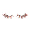 FOXSCOS Color Eyelashes,Beautiful Natural Colorful False Eyelashes,Halloween 3D Mink Lashes Color 20mm Short Style 1 pair,Cat-Eye Cosplay Makeup Lashes(fluffy Brown Black)