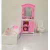 My Fancy Life Dollhouse Furniture- Bath Room with Bath Tub and Vanity
