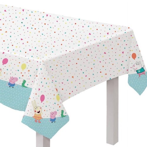 Peppa Pig Party Table Cover Plastic 52" x 96" 1ct