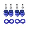 GTHELE 12mm to 17mm Wheel Hex Hub Adapter Extension Conversion for 1/10 RC Car and Upgrade 1/8 Tires