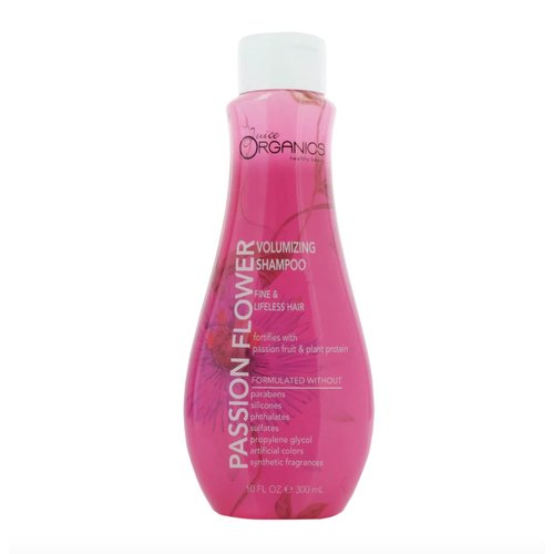 Juice Organics Passion Flower Volumizing Shampoo, Malic Acid, Apple Juice, Aloe Leaf Juice, Resveratrol, Grape Juice - 10 fl oz