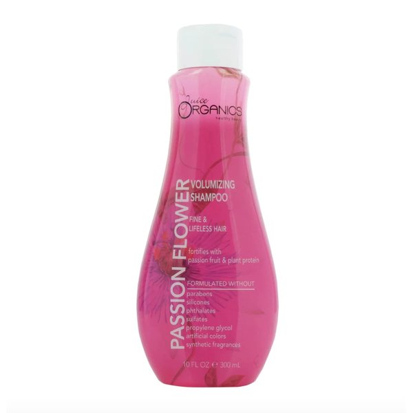 Juice Organics Passion Flower Volumizing Shampoo, Malic Acid, Apple Juice, Aloe Leaf Juice, Resveratrol, Grape Juice - 10 fl oz