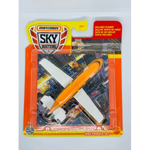 Matchbox 2022 - Sky Busters - MBX Private Jet - Orange -21/33 - Jet