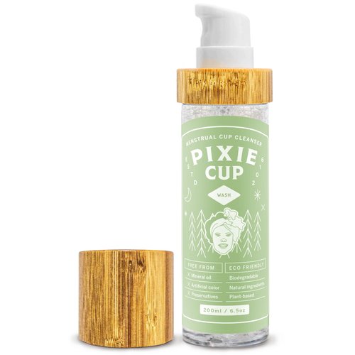 Menstrual Cup Wash - Foaming Cleaner - Organic and Natural Ingredients - More Wash in Bottle Than Any Other Brand - Healthy and Safest Way to Sterilize Your Period Cup