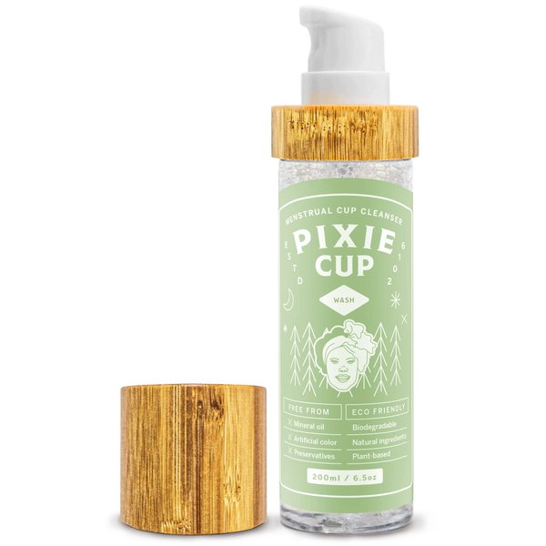 Menstrual Cup Wash - Foaming Cleaner - Organic and Natural Ingredients - More Wash in Bottle Than Any Other Brand - Healthy and Safest Way to Sterilize Your Period Cup