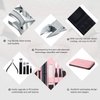 Manicure Set Professional Nail Clippers Kit Pedicure Care Tools- Stainless Steel Women Grooming Kit 18Pcs for Travel or Home (Pink)