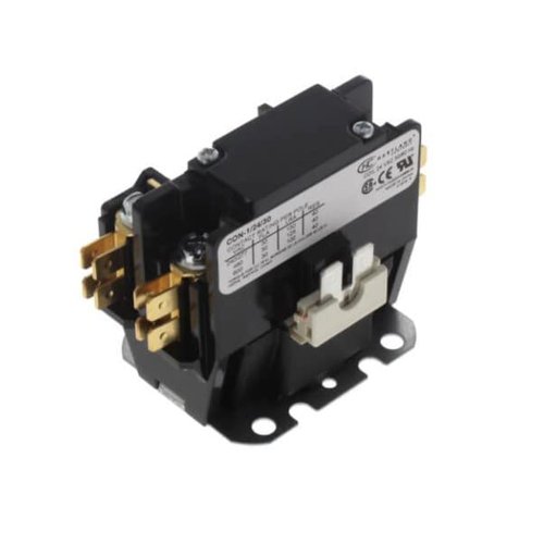 The HVAC Genius HVAC Contactor, 30 Amp Single Pole / 1 Pole Contactor 24V Coil, Replacement AC Contactor Compatible with hn51kc024 Air Conditioner Relay, Refrigeration Systems, UL Listed