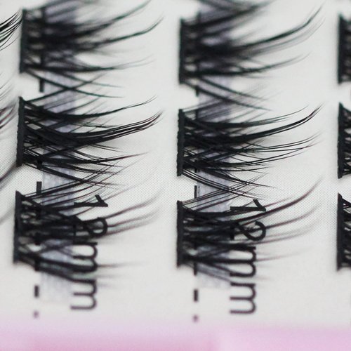 DIY 120Pcs Cluster Lashes C Curl Natural Look Mixed Size False Eyelashes Volume Eyelash Extension Dramatic Eyelash Makeup Tools (10/12/14/16mm)