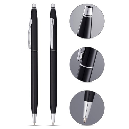 Cross Classic Century Refillable Ballpoint Pen, Medium Ballpen, Includes Premium Gift Box - Black Lacquer