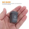 Toyvian 1/12 Scale Miniature Dollhouse Trash Bin, Mini Trash Can, Dollhouse Pretend Play Decoration Accessory Furniture Model, Cleaning Supplies Tool Dollhouse Decoration Accessories 5 Pieces