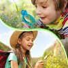Oudain 3 Pieces Magnifying Glass for Kids Pretty Petals Flower Magnifying Glasses Insect Magnifying Glass Butterfly Bee Ladybug Handheld Magnifier for Boys and Girls Gift