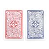 Copag 4-Color Legacy Design 100% Plastic Playing Cards, Bridge Size (Narrow) Jumbo Index Red/Blue Double Deck Set…