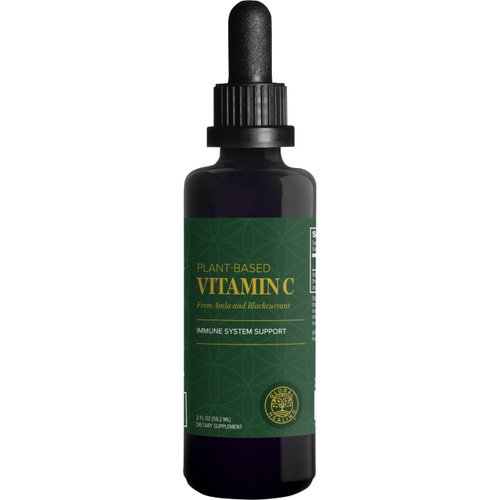 Global Healing Center USDA Organic Vitamin C Drops 180mg, Liquid Vitamin C Plant-Based Antioxidan...