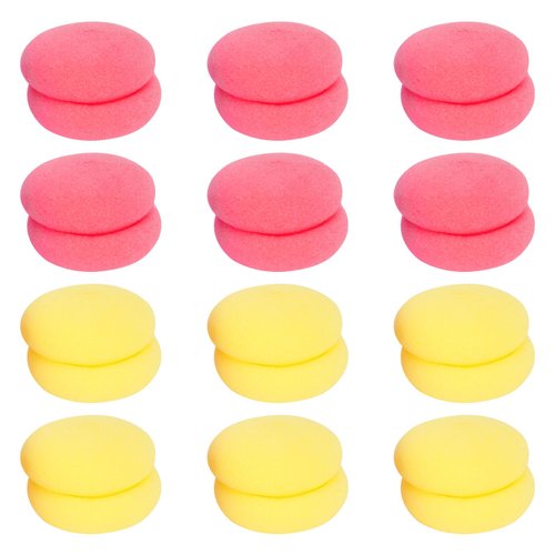 KALLORY 6 Packs Hairdressing Hair Rollers Spiral Hair Curler Rods Foam Sponge Hair Curlers Salon Hair Roller Hair Sponge Brush Hair Styling Tool Curl Sponge Curly Hair Twist Miss The Lazy