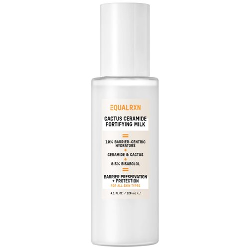 EqualRXN Cactus Ceramide Fortifying Milk | Calm & Hydrate & Reinforce Facial Toner | Relief Dry with ceramide NP & 0.5% Bisabolol | 10% Barrier-Centric Hydrates Toner for Sensitive & Dry Skin