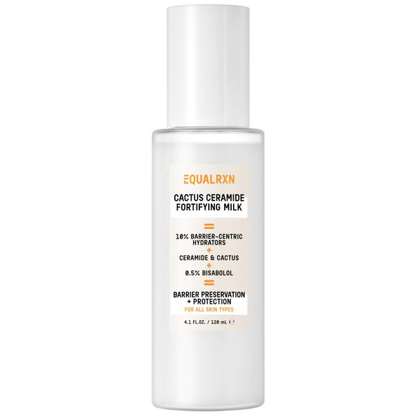EqualRXN Cactus Ceramide Fortifying Milk | Calm & Hydrate & Reinforce Facial Toner | Relief Dry with ceramide NP & 0.5% Bisabolol | 10% Barrier-Centric Hydrates Toner for Sensitive & Dry Skin