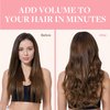 GOO GOO Clip in Hair Extensions Real Human Hair, 16inch 120g 7Pcs, 4A Chocolate Brown, Remy Human Hair Extensions Clip ins for Women, Natural Human Hair