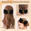 Elegant Big Bows Hair Clips and Barrettes for Women - Back of the Head Spring Clip, Hair Ornaments with Luxury Feminine Design