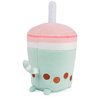 GUND Pusheen Boba Tea Cup Plush Cat Stuffed Animal for Ages 8 and Up, Green/Pink, 6”
