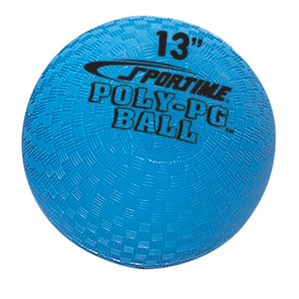 Sportime Poly Playground Ball - 13 inch - Blue