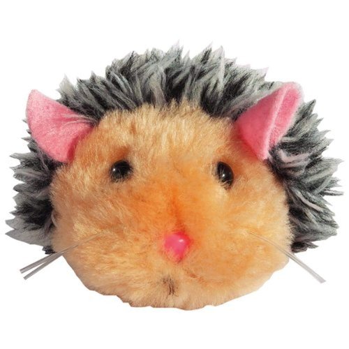 Zanies Plush Skedaddles Cat Toy, Hedgehog, 3-Inch