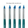 Winstonia Silicone Pen Tool Set for Nail Art Design, Clay Sculpting, Fondant Carving and more | 5 Pcs Silicone Tips