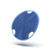 Boie USA Flat Body Scrubber - Soft Silicone-Like Exfoliating Shower Scrubber & Body Cleansing Brush - Stick-to-Wall Loofah Replacement - Antimicrobial Body Exfoliator for All Skin Types - Blue