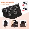 UGOTRAYS Dark Brown Clip in Hair Extensions Real Human Hair 70g 15 inches 100% Remy Human Hair Clip in Extensions Straight Double Weft for Full Head 7pcs 16clips One Pack #2 Brown Hair Extensions