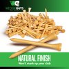 Wedge Guys Bamboo Golf Tees 2-3/4 Inch - 250pcs. - Free Ball Marker - Stronger Than Wooden Golf Tees Biodegradable & Less Friction, PGA Professional Approved, Bulk Bag