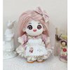 niannyyhouse 20cm Plush Doll Clothes Set Plaid Maid Dress 8in Kpop Stuffed Doll Clothing (Green)