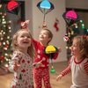 Voiiake Parachute Toy, 4PCS Christmas Parachute Toy for 4 5 6 7 8 9 10 Year Old Kids Boys Girls, Christmas Toys for Stocking Stuffers Goody Bag Filler Christmas Party Favors Xmas Gifts