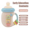 Baby Musical Toy 18M+ Cute Baby Bottle Light Up Music Baby Toys Early Learning Educational Infant Toys Baby Girl Boys Birthday Gift Toy for 2 3 Years Old (Pink)