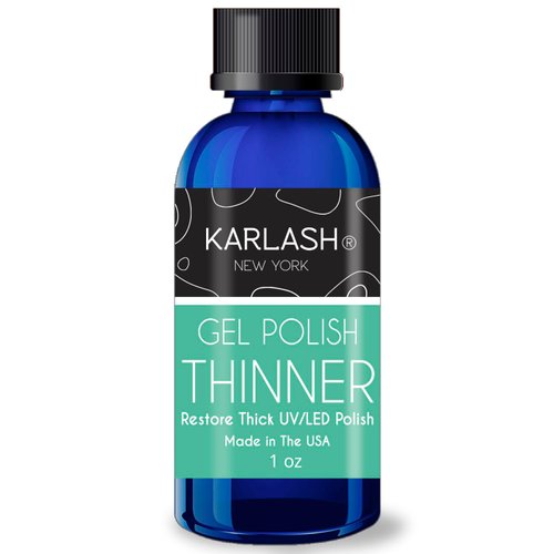Karlash Gel Polish Thinner - Gel Polish Revival - Thinner for Gel Polish Soak Off + UV LED Nail - 1 oz
