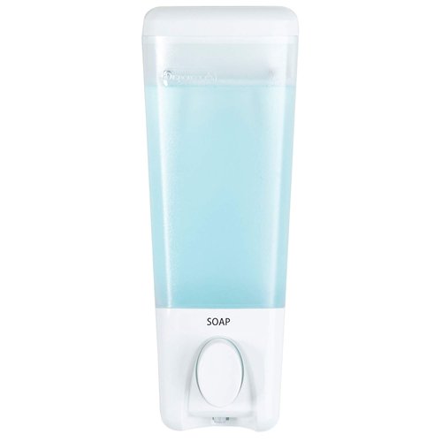 Better Living Products Clear Choice 1 Single Soap Dispenser, One Chamber, White