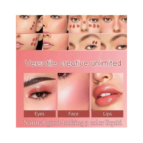 Generic Little Heart Shaped Blush, 7ml Pink Powder Blush kawaii, 1 Ounce (Pack of 1)