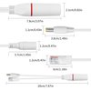 YACSEJAO 12V Passive PoE Injector and PoE Splitter Kit,2 Pair RJ45 Waterproof Passive Power Over Ethernet DC PoE Adapter Connector Cables(White)