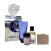 Bath & Body Works Aromatherapy Sleep Lavender + Vanilla You're A Dream Travel Gift Bag Set - Body Cream - Body Wash + Foam Bath - Hand Gel Travel Size with a Himalayan Salts Springs Sample Soap.