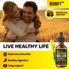 HERBIFY Mullein Drops - Lung Cleanse - Leaf Extract - Powerful Mullein for Immune Support,Detox & Respiratory Support - Made in USA - Lung Cleanse for Smokers - 4 Oz