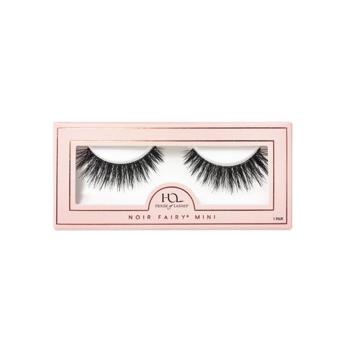 House of Lashes Noir Fairy Mini - Comfortable Fake Eyelashes for Bold Full Volume look, Easy and Reusable Faux Mink Lashes for All Eye Shapes
