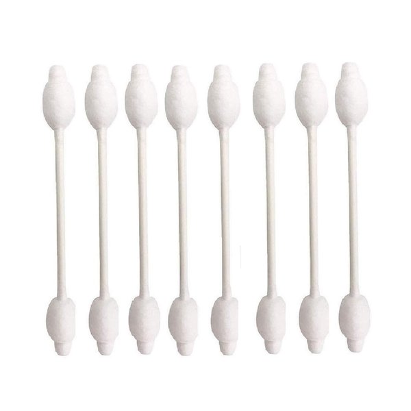 Baby Cotton Swabs, Organic Fragrance and Chlorine-Free Kids Safety Swabs, 100% Biodegradable Gentle Baby Qtips, Hypoallergenic Children Cotton Buds|4 Packs of 55 Swabs (220 Total)