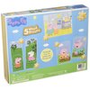 Peppa Pig 5 Wood Puzzles in Wooden Storage Box (Styles Will Vary)