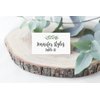 Printed Party Table Place Cards for All Occasions and Events, Set of 25 (Elegant Branch)