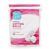 Simply Soft Premium Cotton Balls, 100% Pure Cotton, Absorbent, 200 Count (Pack of 3)