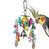 Super Bird Creations SB1088 Birdie Bouquet Toy - Engaging Bird Toys, Enrichment Toy for Parrotlets, Parakeets, Cockatiels and More, Made with Colorful Toy Parts - Small/Medium Birds, 6" x 3" x 2"
